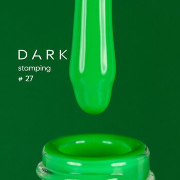 DARK Stamping Polish 27 neon green, 10 ml