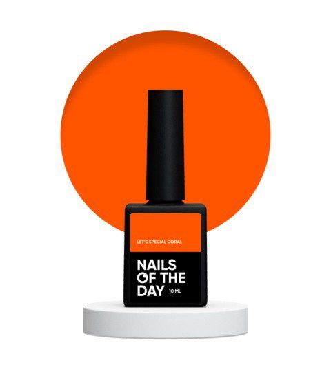 NAILSOFTHEDAY Let's Special Coral, 10 ml – verniz de gel