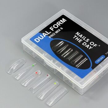 NAILSOFTHEDAY Mix Form (Type 22), 144 pcs – conjunto de moldes superiores