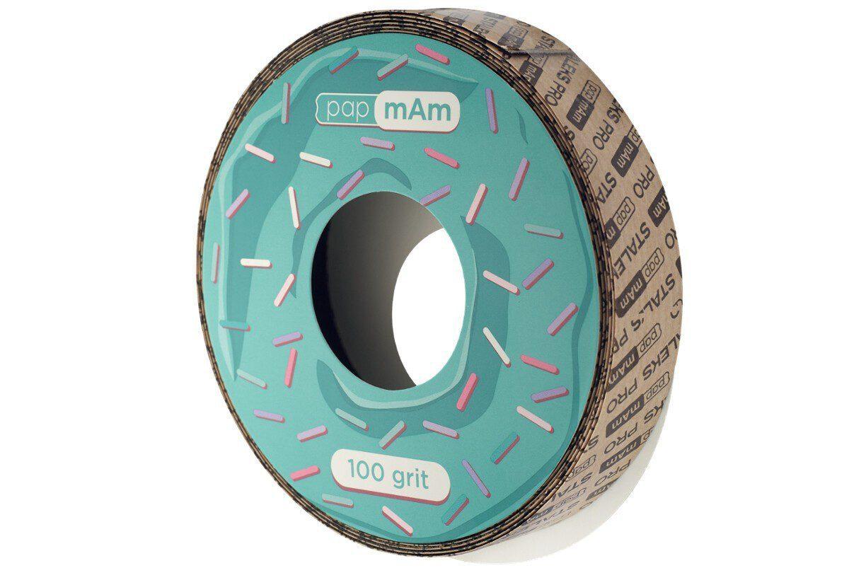 Rolo de recarga com fita abrasiva Staleks 100 grit ATSC-100