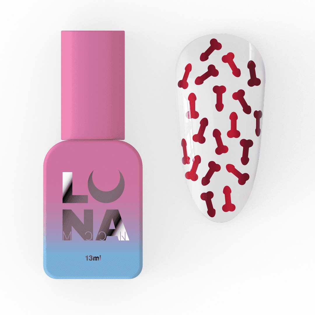 LUNAmoon Top Secret 02, 13 ml – top com padrões divertidos