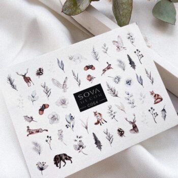 Autocolantes de Água para Unhas SOVADECOR 054