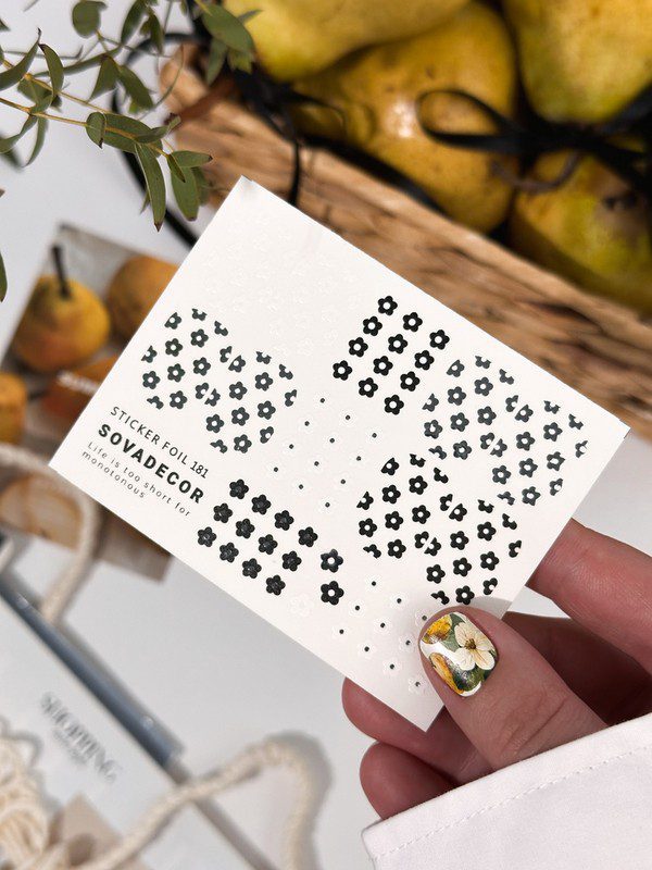 Autocolantes de água para unhas SOVADECOR 181
