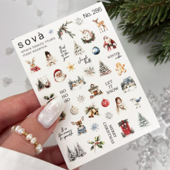 Autocolantes de água para unhas SOVADECOR 286