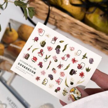 Autocolantes de água para unhas SOVADECOR 183