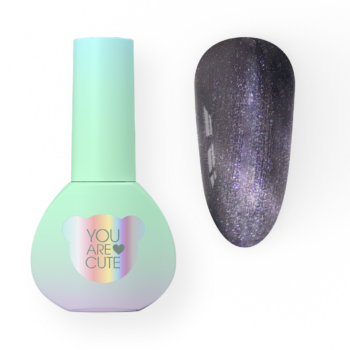 YOUARECUTE Color 119 – Verniz gel Cat Eye flash ameixa 5 ml