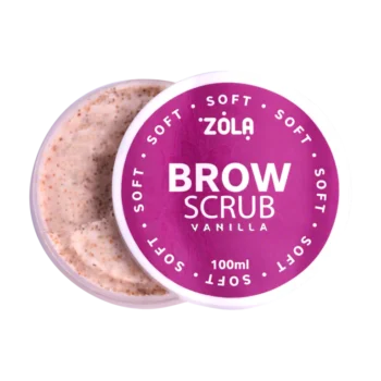ZOLA Soft Vanilla Brow Scrub – esfoliante para sobrancelhas 100 ml