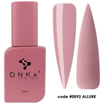 DNKa’ Cover Base #0092 Allure, 12 ml – base camuflante com shimmer