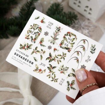 Autocolantes aquáticas para unhas SOVADECOR 203