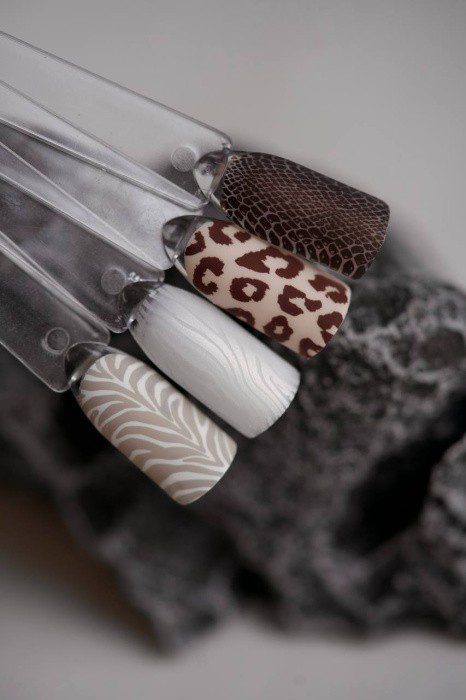 DARK Stamping Polish 44 white pearl, 10 ml - Image 2