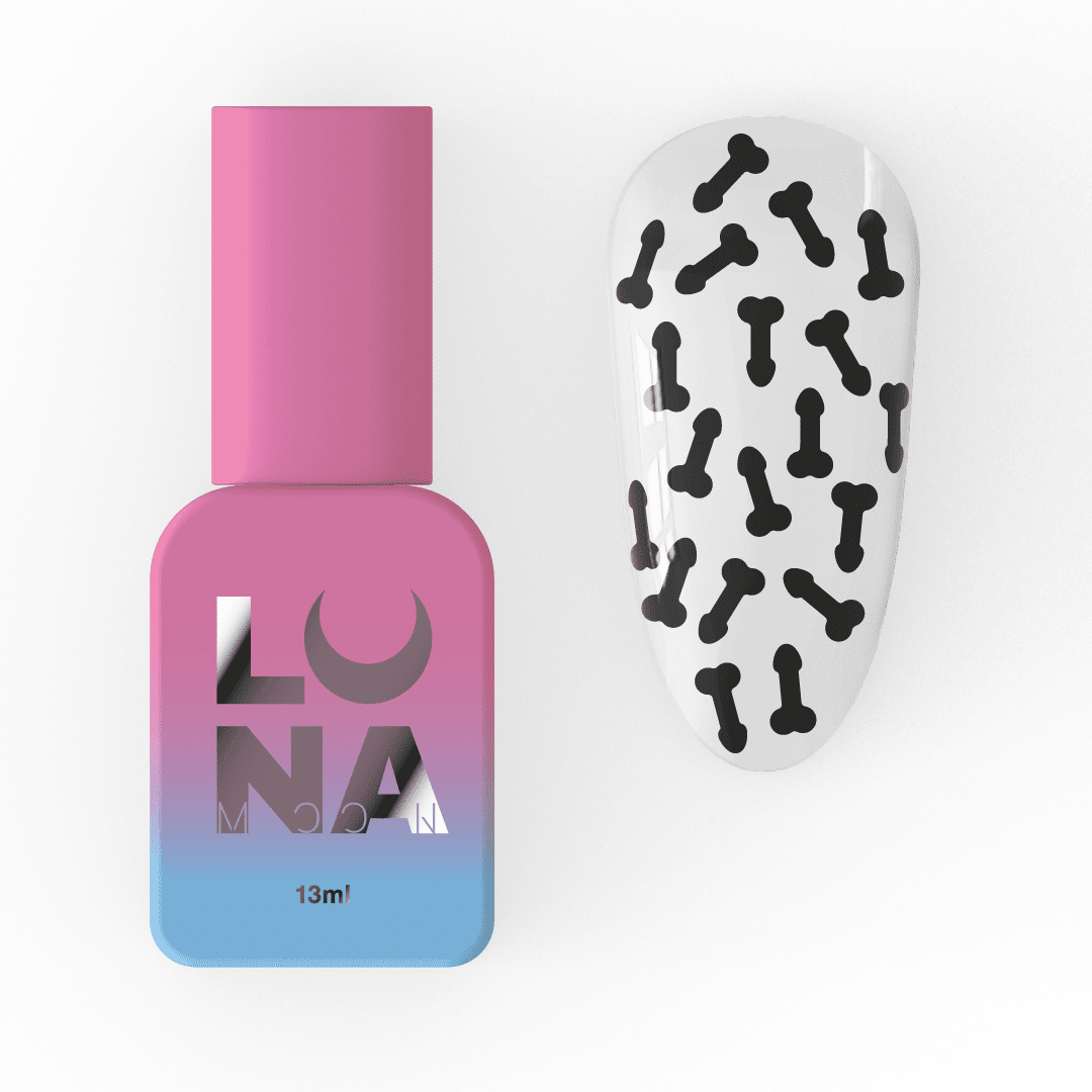 LUNAmoon Top Secret 04, 13 ml – top com padrões divertidos