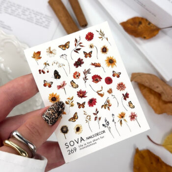 Autocolantes de água para unhas SOVADECOR 269