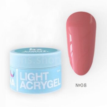 Gel para unhas Luna Light Acrygel 08, 30 ml