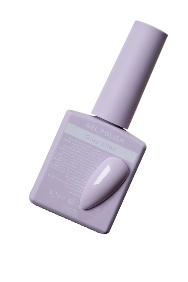 HEYLOVE Gel Polish Gray Lilac, 15 ml - verniz gel lilás - Image 2