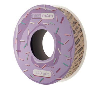 Rolo de recarga com fita abrasiva Staleks 240 grit PapmAm ATSC-240