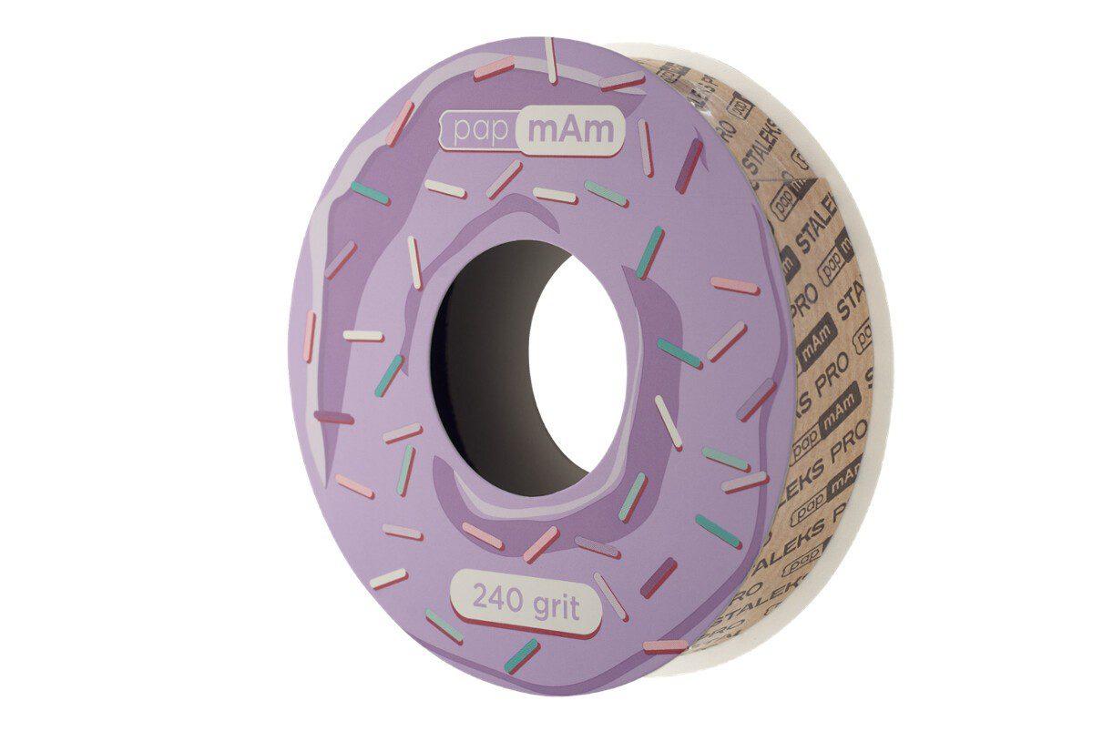 Rolo de recarga com fita abrasiva Staleks 240 grit PapmAm ATSC-240