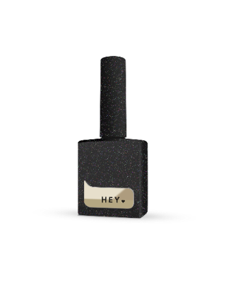 HEYLOVE Gel Polish SPACE, 15 ml - verniz preto refletor (flash)