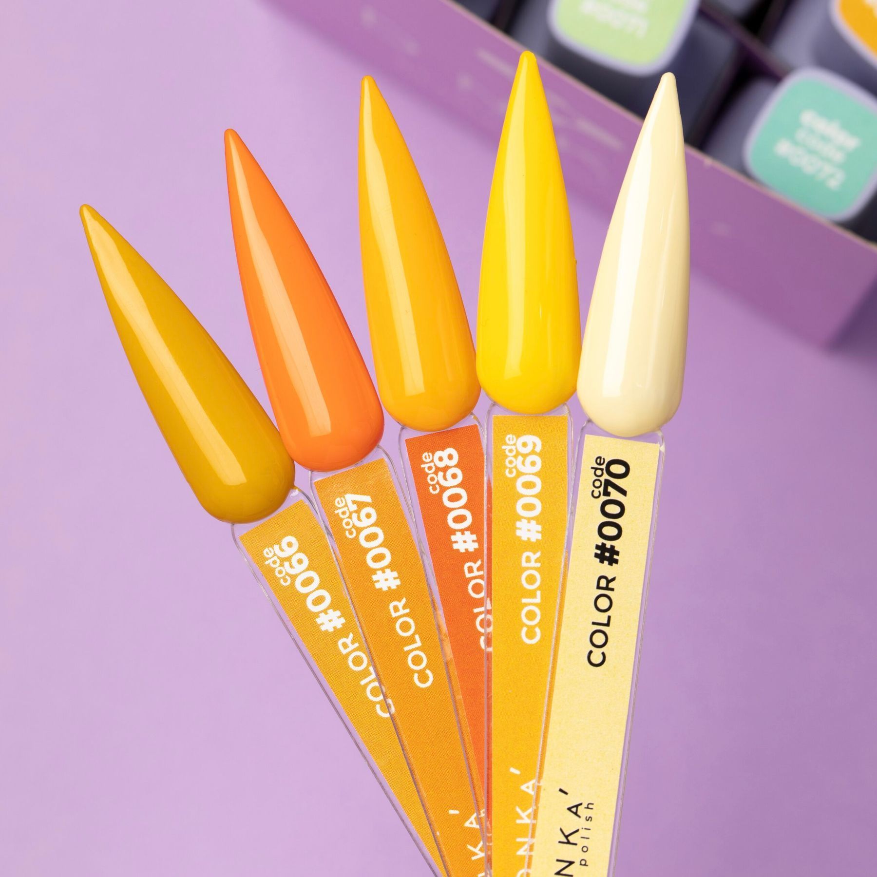 DNKa’ Gel Polish #0070 Butter, 12 ml – amarelo-claro - Image 2