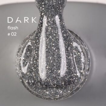 Dark Gel Polish Flash 02, 10 ml – verniz gel prateado