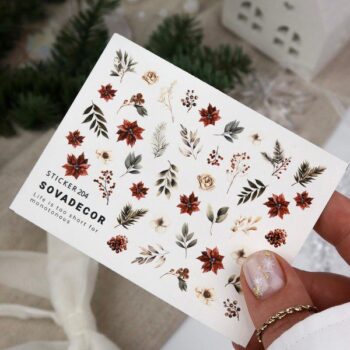 Autocolantes aquáticas para unhas SOVADECOR 204