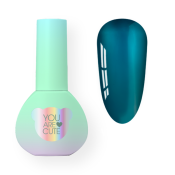 YOUARECUTE VITRAGE Color 128 – verniz de gel vitral esmeralda 5 ml
