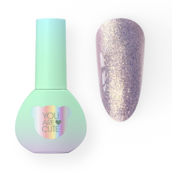 YOUARECUTE Color 106 – verniz de gel com glitter opalescente 5 ml