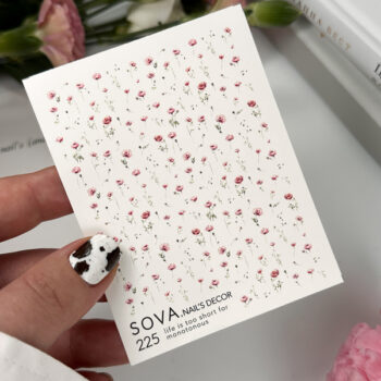 Autocolantes de água para unhas SOVADECOR 225