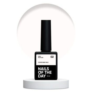 NAILSOFTHEDAY Cover Base milk 02 Nova Fórmula, 10 ml