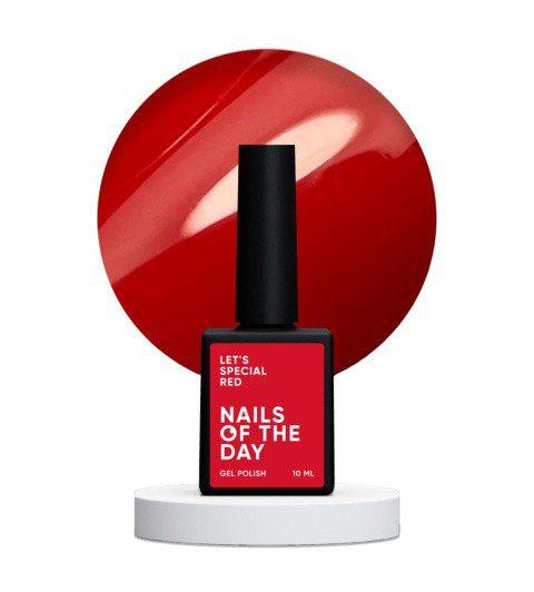 NAILSOFTHEDAY Let's Special Red, 10 ml