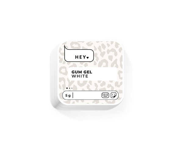 HEYLOVE Gum gel White, 5 mg – gel para decorações 3D