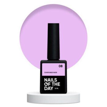 NAILSOFTHEDAY Cover Base Nude 08 – rosa puro, 10 ml