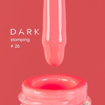 DARK Stamping Polish 26 neon coral, 10 ml