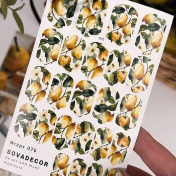 Autocolantes de gel para unhas SOVADECOR 076