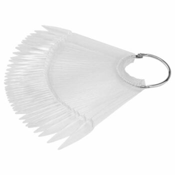 Amostrário transparente Stiletto em anel, 50 un.