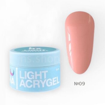 Gel para unhas Luna Light Acrygel 09, 30 ml