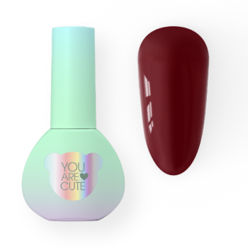YOUARECUTE Color 81 – Verniz gel bordô vermelho escuro 5 ml