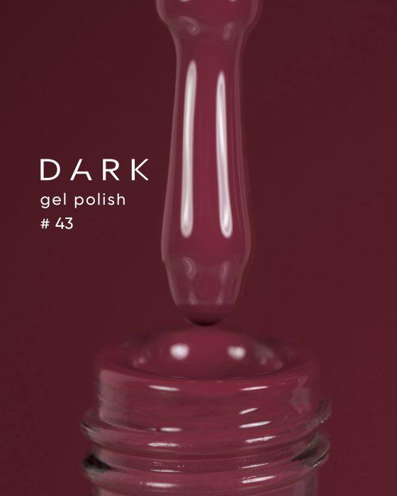 Verniz de Gel Dark gel polish 43, 6 ml