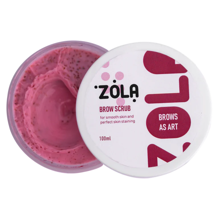 ZOLA Brow Scrub – esfoliante de sobrancelhas de grão fino 100 ml