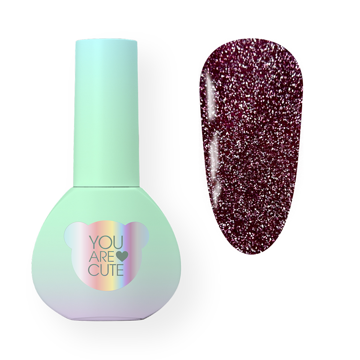YOUARECUTE Color 143 – verniz gel reflexivo 5 ml