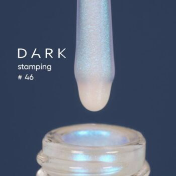 DARK Stamping Polish 46 blue chameleon, 10 ml