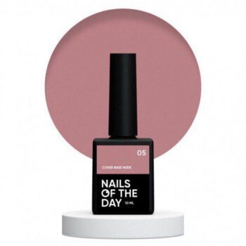 NAILSOFTHEDAY Cover Base Nude 05 – bege escuro, 10 ml