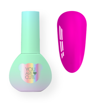 YOUARECUTE VITRAGE Color 123 – verniz de gel vitral rosa 5 ml