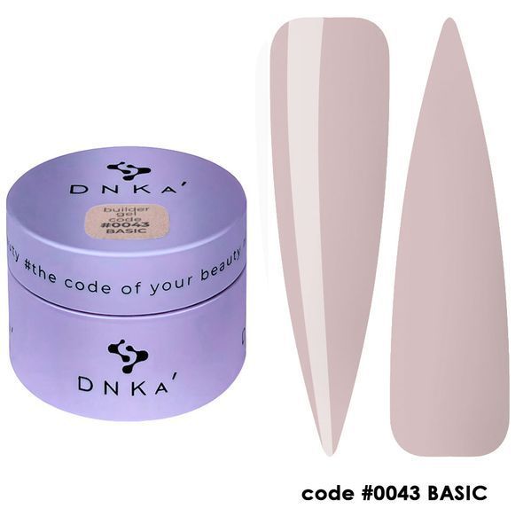 DNKa’ Builder Gel 0043 BASIC – nude rosa-bege 30 ml