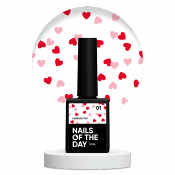 NAILSOFTHEDAY Kupidon Top 01, 10 ml