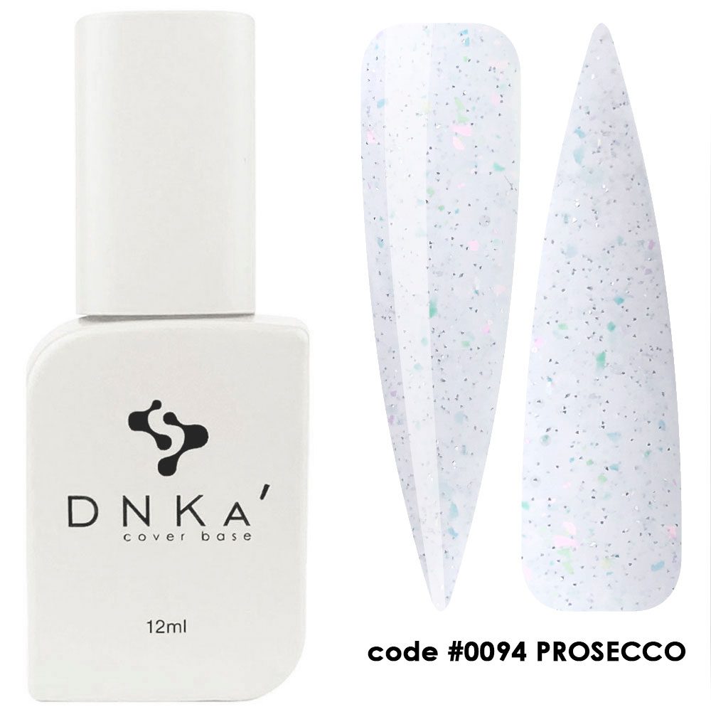 DNKa’ Cover Base #0094 Prosecco, 12 ml – base camuflante com shimmer