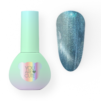 YOUARECUTE Color 112 – Verniz gel Cat Eye flash azul 5 ml