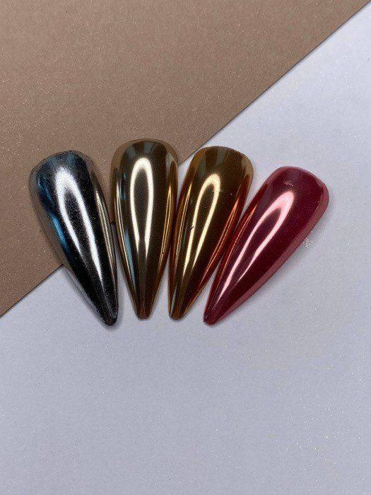 Pó para unhas Dark 04 ouro rosa, 0.5g - Image 2