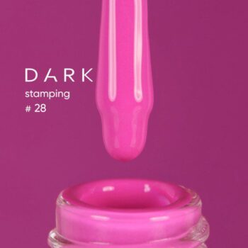 DARK Stamping Polish 28 neon pink, 10 ml