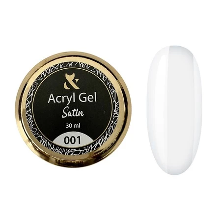 Acrigel F.O.X Acryl gel Satin 001 (jar), 30 ml