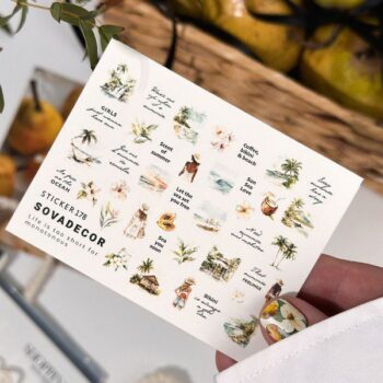 Autocolantes de água para unhas SOVADECOR 178